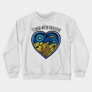 Stand with Ukraine Crewneck Sweatshirt